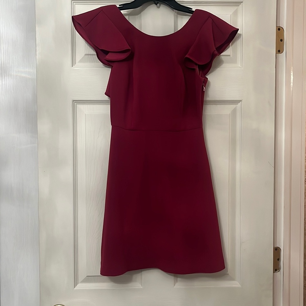 BCBGeneration Burgundy Dress